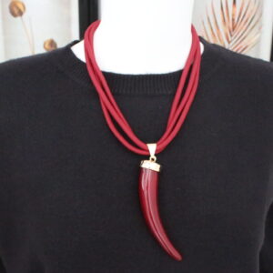 Alma Rose - Collana 3 fili corno Art. AR2514