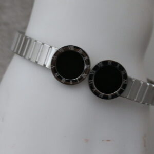 Alma Rose - Bracciale rigido con pietre nere Art. AL01RO17
