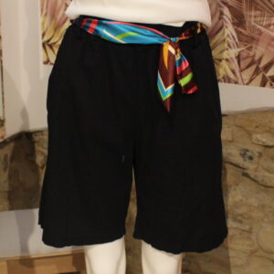 Alma Rose - Bermuda con coulisse e cintura Art. AR2627500124