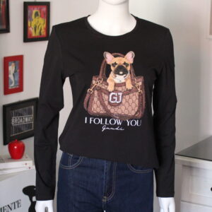 Gaudì Jeans - T-shirt con stampa e strass Art. BD64017