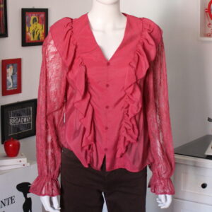 You Decide - Camicia con rouches e pizzo Art. C11203